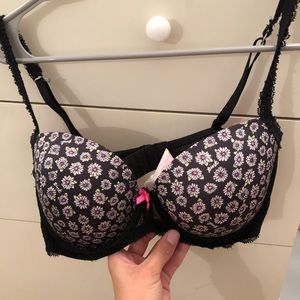 Pink Flirt Push Up Bra
